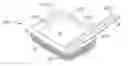 Fig. 01 - Thermoformed flexible dispensing container with integrally formed flat bottom for a stand-up configuration