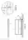 Fig. 33 - Collapsible safety barrier and support post