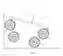 Fig. 18 - Swimming pool cleaning with wall climbing capability and method therefor
