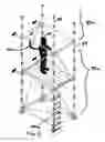 Fig. 12 - LIFELINE BRACKET FOR LADDERS, LADDERS INCLUDING LIFELINE BRACKETS AND RELATED WORK PLATFORM SYSTEMS AND METHODS