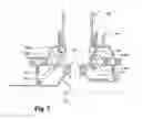 Fig. 05 - Turbojet engine with offset fans with a differential system