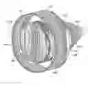 Fig. 01 - Sandwich structure having hinge assemblies for accommodating differential in-plane expansion of face sheets