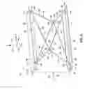 Fig. 07 - Sandwich structure having hinge assemblies for accommodating differential in-plane expansion of face sheets