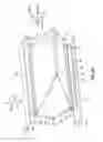 Fig. 19 - Sandwich structure having hinge assemblies for accommodating differential in-plane expansion of face sheets