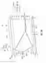 Fig. 20 - Sandwich structure having hinge assemblies for accommodating differential in-plane expansion of face sheets