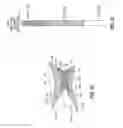 Fig. 22 - Sandwich structure having hinge assemblies for accommodating differential in-plane expansion of face sheets