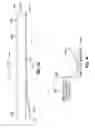 Fig. 28 - Sandwich structure having hinge assemblies for accommodating differential in-plane expansion of face sheets