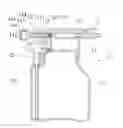 Fig. 01 - Pumping device for sucking or draining fluid