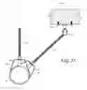 Fig. 13 - Swivel attachment and branch line restraint