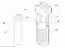 Fig. 01 - Weapons system foregrip with integrated deployable compartment for compliance device