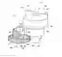 Fig. 01 - Developer cartridge having gear with protruding part in which movement of protruding part can be delayed
