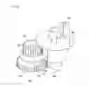 Fig. 13 - Developer cartridge having gear with protruding part in which movement of protruding part can be delayed