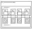 Fig. 01 - Declustered raid array having redundant domains