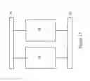 Fig. 33 - SCRS with checker board layouts