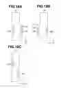 Fig. 17 - Tuning fork type crystal blank, tuning fork type crystal element, and crystal device