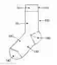 Fig. 01 - Socks with band portion only consisting of covering yarn and with strong coupling between band and leg portions