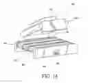 Fig. 09 - Conveyor-type grilling appliance for cooking or re-thermalizing food with multiple independently controlled sets of conveyors defining multiple independently controlled cooking lanes