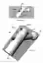 Fig. 15 - Bone fracture fixation device with transverse set screw and aiming guide