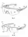 Fig. 02 - Headworn supports with passive venting and removable lens