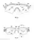 Fig. 06 - Headworn supports with passive venting and removable lens