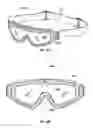 Fig. 13 - Headworn supports with passive venting and removable lens