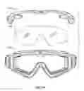 Fig. 15 - Headworn supports with passive venting and removable lens