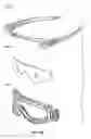 Fig. 16 - Headworn supports with passive venting and removable lens