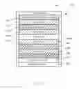 Fig. 08 - Organic LED light and ultrasonic transducer device in a flexible layer configuration with electrical stimulation