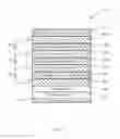 Fig. 09 - Organic LED light and ultrasonic transducer device in a flexible layer configuration with electrical stimulation