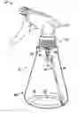 Fig. 01 - Spray bottle having rotatable stem and associated methods