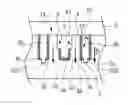 Fig. 01 - Piezoelectric liquid ejection device with electrodes formed on partition wall surfaces