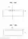 Fig. 10 - Piezoelectric liquid ejection device with electrodes formed on partition wall surfaces