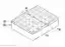 Fig. 01 - Mold for manufacturing a food packaging material having uniform coating of oil