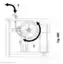 Fig. 52 - Unique self-pressurizing, self-cooling beverage system, having impact-and-vibration-absorbing systems, anti-shaking anti-rolling clamping system, root-beer-float system, beverage-dispensing system, and multi-height spigot system