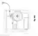 Fig. 53 - Unique self-pressurizing, self-cooling beverage system, having impact-and-vibration-absorbing systems, anti-shaking anti-rolling clamping system, root-beer-float system, beverage-dispensing system, and multi-height spigot system