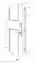 Fig. 02 - Return cartridge for door handles