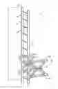 Fig. 01 - Ladder attachment system for a wind turbine