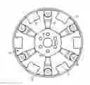 Fig. 01 - HIGH PERFORMANCE FLEXPLATE WITH ALTERNATING RADIAL WALL THICKNESS AND MULTI-PROFILE LIGHTENING HOLES