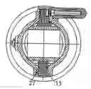Fig. 01 - Locking mechanism for unisex ball valve coupling