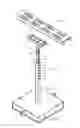 Fig. 02 - Adjustable Modular Pipe Support Stand
