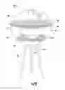 Fig. 22 - COOKING DEVICE FOR A SOLID-FUEL COOKER INCLUDING SOLID COVER DEFINING A COOKING SURFACE AND RELATED METHODS
