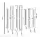 Fig. 20 - Associated interferometers using multi-fiber optic delay lines