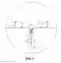 Fig. 02 - Trajectory compensating reticle for accurate engagement of a target at an unknown distance