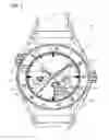 Fig. 02 - Mechanical wristwatch bracelet with which an electronic function is associated