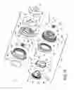 Fig. 08 - Multi-function appliance knob incorporating multiple rotation modulating mechanisms
