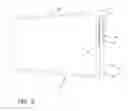 Fig. 07 - Integrated pen holder for tablet computers and personal display and input devices