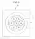 Fig. 06 - Light emitting device having light emitting elements of substantially regular hexagonal shape
