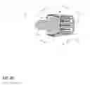 Fig. 10 - ELECTRICAL RECEPTACLE WITH LOCKING FEATURE