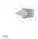 Fig. 11 - ELECTRICAL RECEPTACLE WITH LOCKING FEATURE