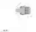 Fig. 12 - ELECTRICAL RECEPTACLE WITH LOCKING FEATURE